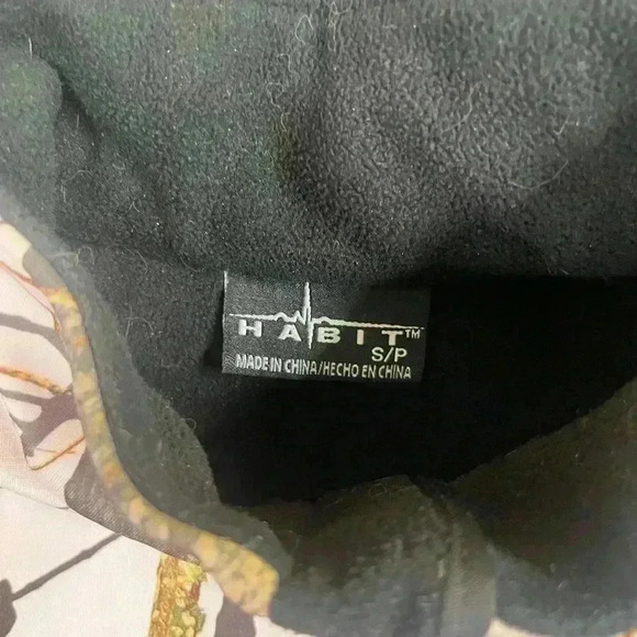 Habit Mossy Oak Jacket Womens S small Pink camo black stretch lightweight - Picture 3 of 5